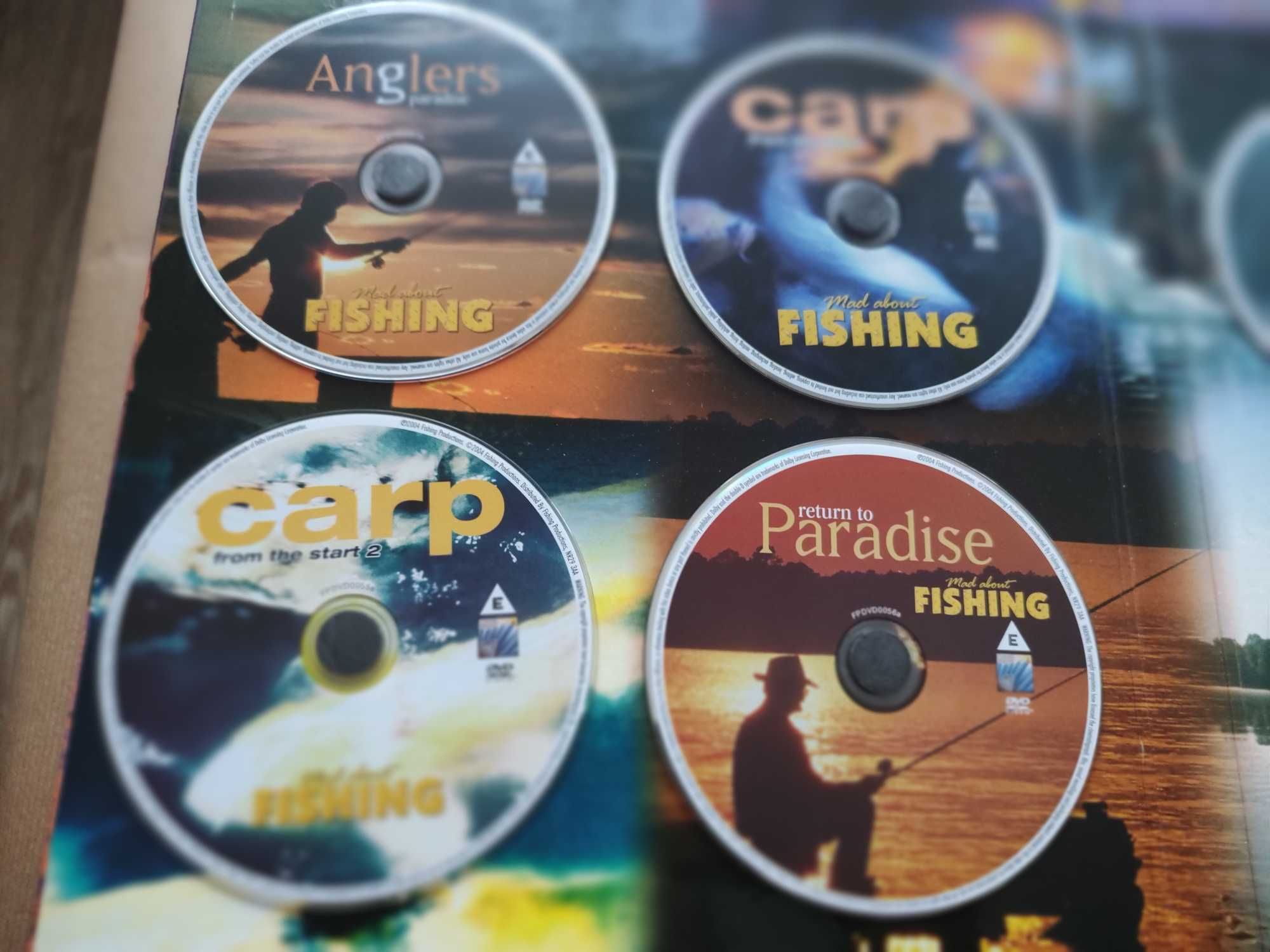 8 DVD wędkarstwo agroturystyka  j. angielski