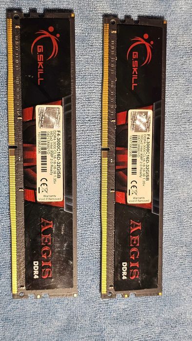 G.SKILL 32GB (2x16GB) 3000MHz CL16 Aegis