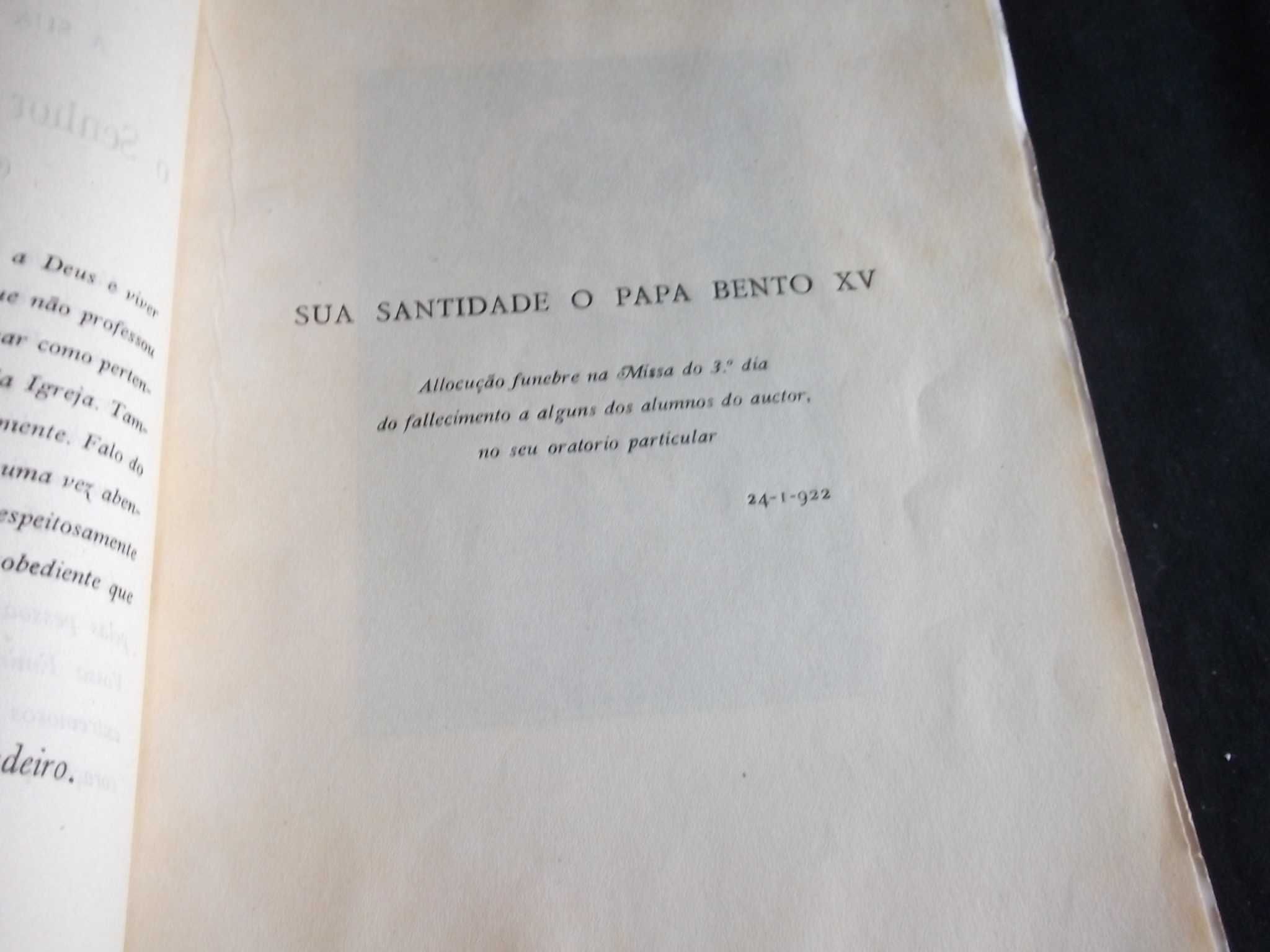 Livro À sombra da cruz alocuções fúnebres Valério Cordeiro 1922