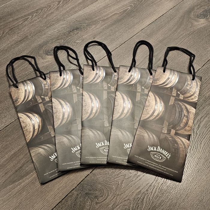Torebka torebki Prezentowe Jack Daniels Daniel's zestaw 5szt