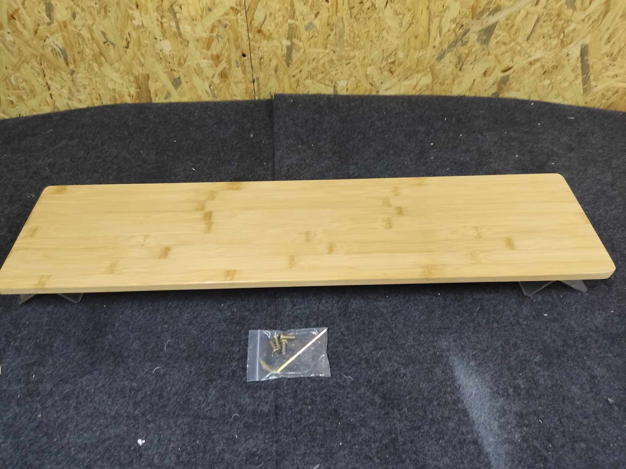 Naturalny bambusowy stojak na monitor, 80 x 20 x 6,5/8,5 cm
wymiary po