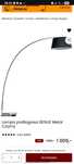 Lampa podłogowa BENUE metal czarny