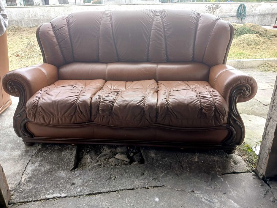 Sofá confortável en ótimo Estado 3 lugares + duas poltronas