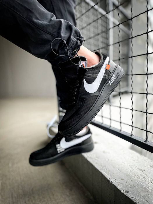 Buty Nike Air Force x Off White black