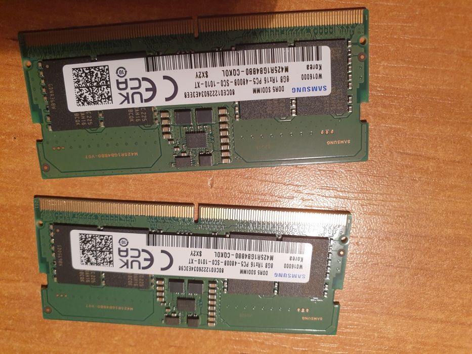 DDR 5 16GB PC5-4800 (2x8GB) Ram - Samsung