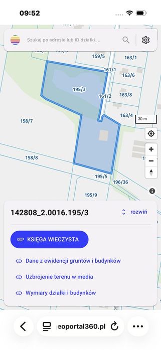 Działka budowlana, inwestycyjna. Super lokalizacja. Okazja.  8749m2.