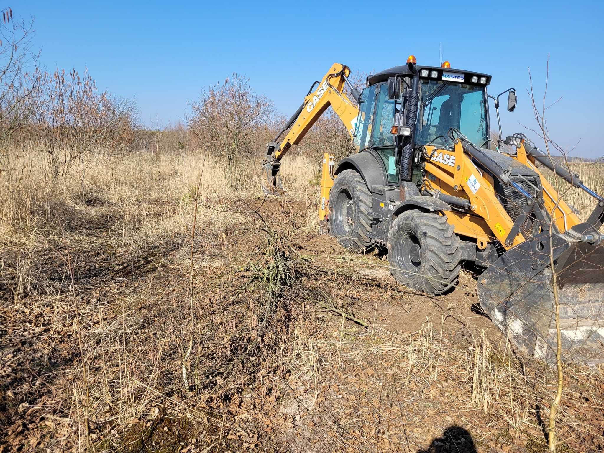 Usługi koparko ładowarką WISZNICE  wywrotką koparko ładowarka