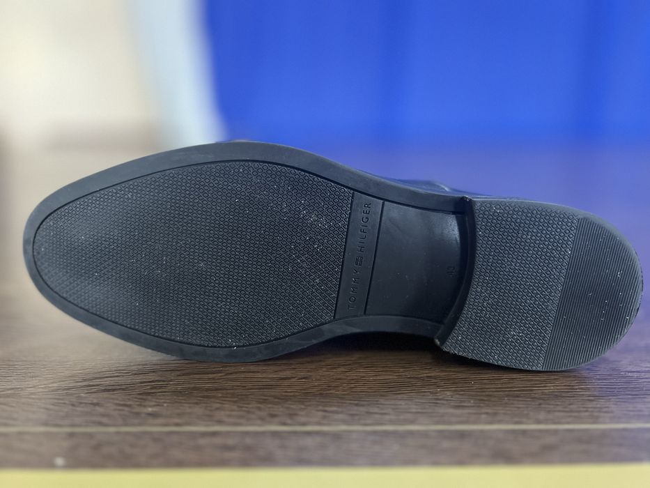 Tommy Hilfiger Черевики Core Rwb Hilfiger Lth L Boot FMOFM04804 Чорний