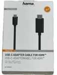 Kabel Hama Kabel Adapter HDMI USB-C Hama 1,5m 4K Czarny HDMI - 1,5 m