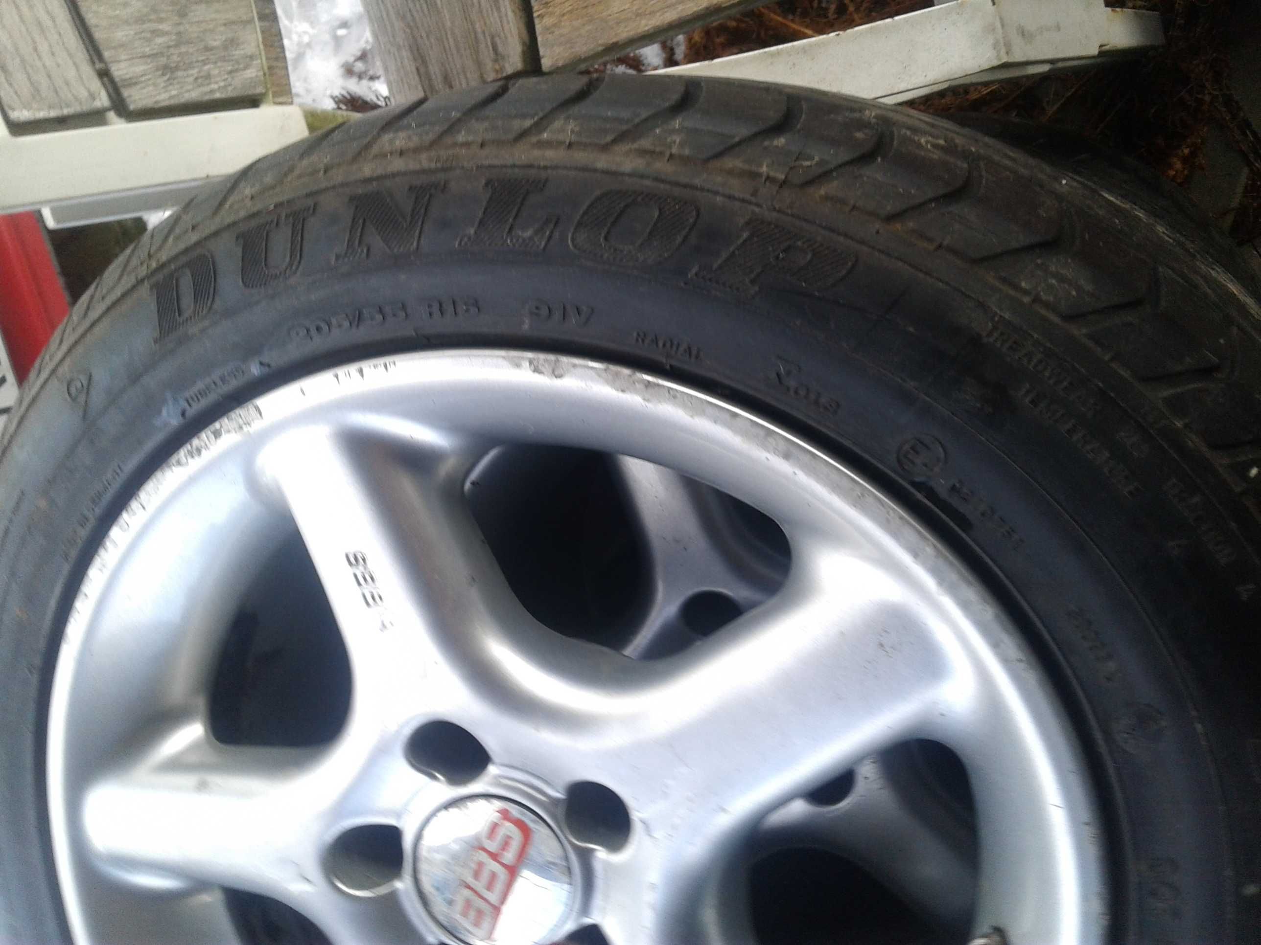 Alufelgi 16 BBS 5x112 Opony Lato 205 55 R16 VW AUDI SEAT SKODA