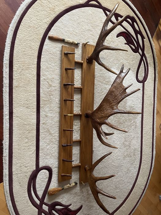 Вішак з ріг лося