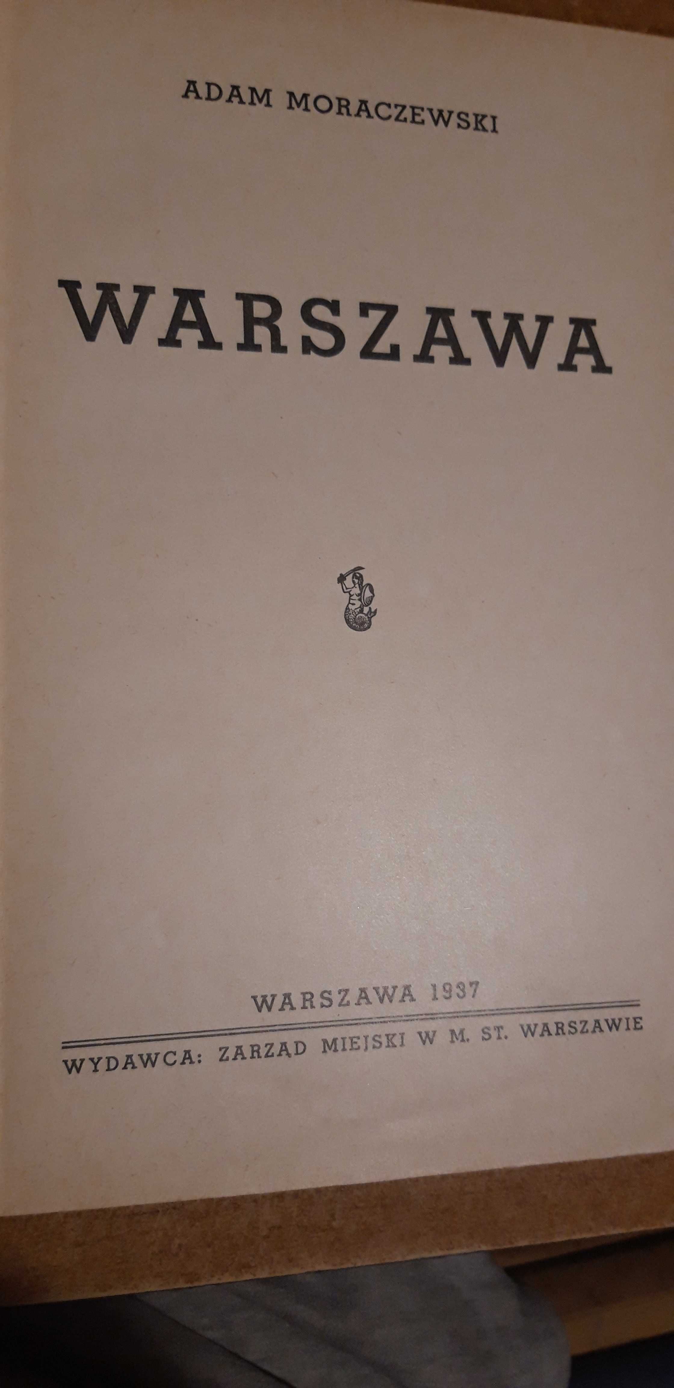 WARSZAWA -Moraczewski- W-a1937,opr.ilustr.,autograf Starzyńskiego,cudo