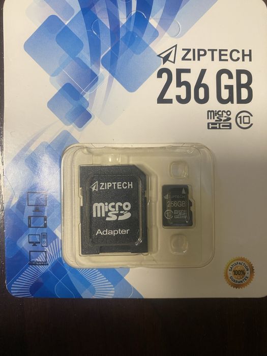 Карта памяті ZIPTECH micro SDHC 256гб