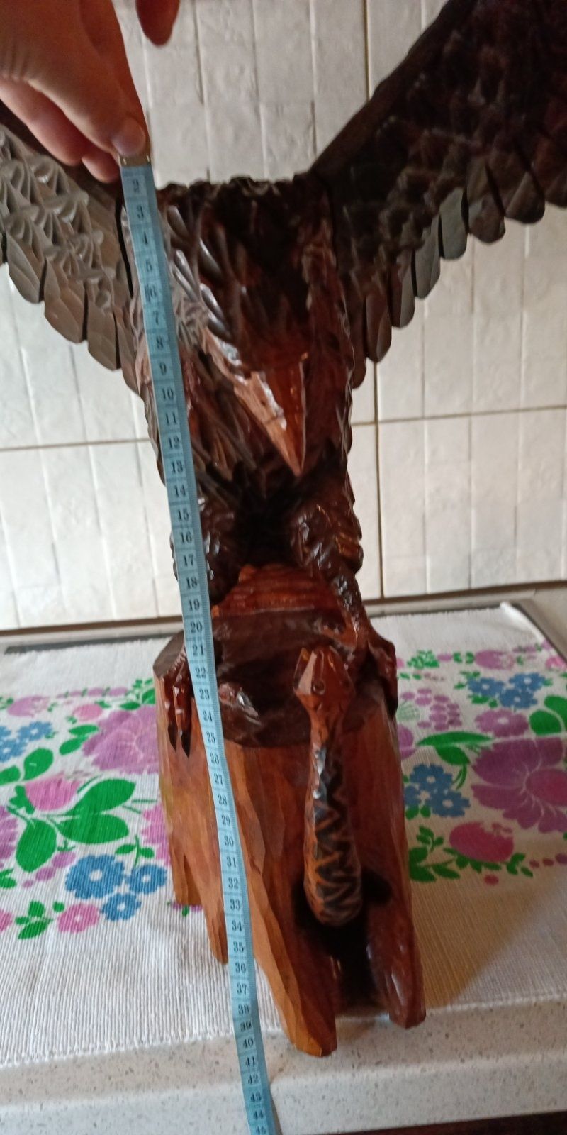 Орел из дерева 1970 годов сувенир