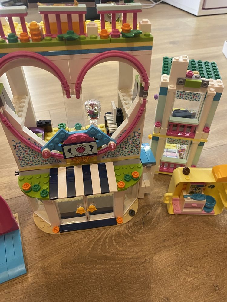Niekompletny zestaw klocków lego friends city resort