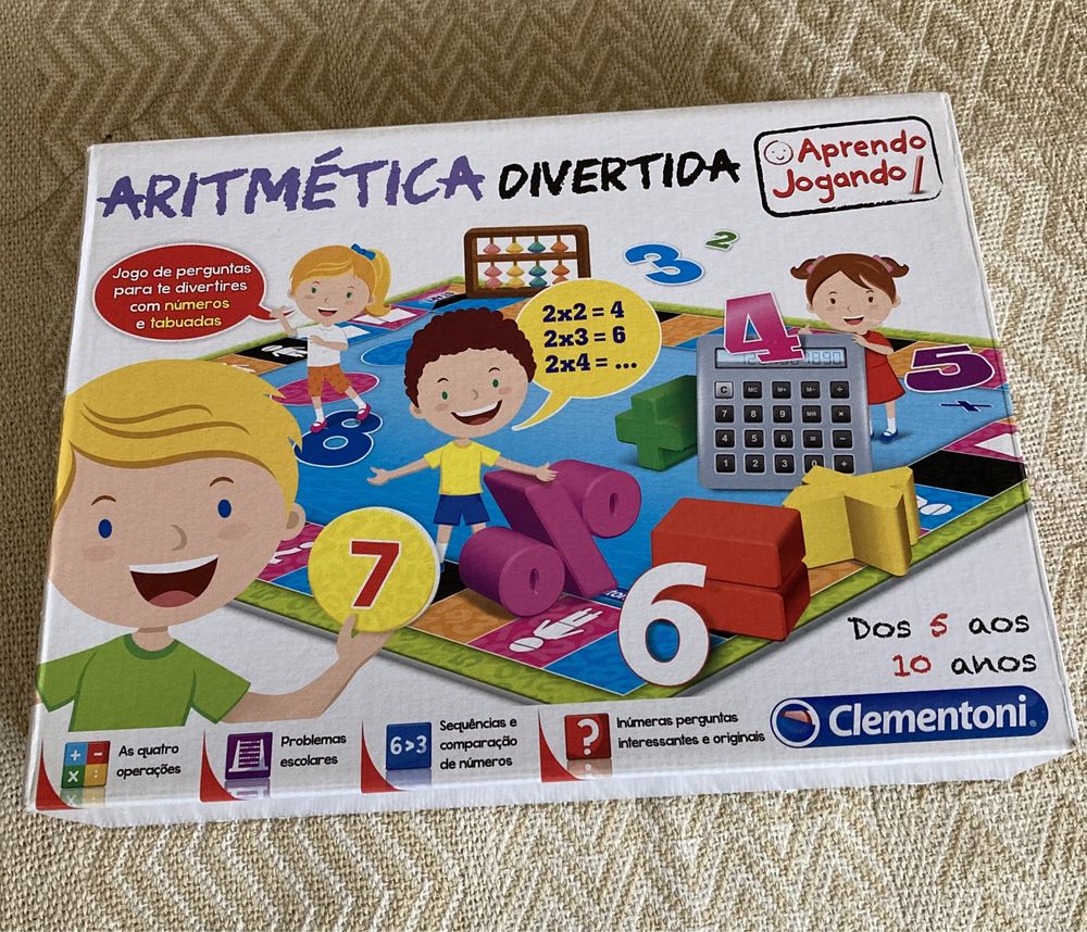 Jogo Ciência Didático Aritmética Matematica