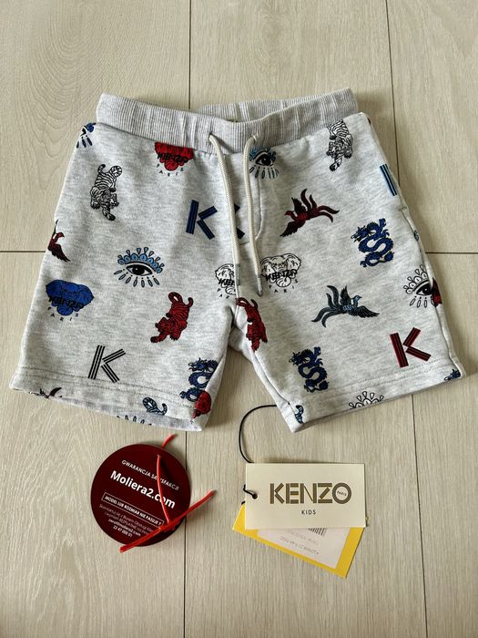 Kenzo Kids krótkie spodenki dresowe 4 lata r. 104 oryginalne Moliera 2