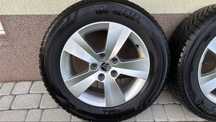 Oryginalne koła felgi 16 5x112 Skoda opony zimowe Yokohama 215/60R16
