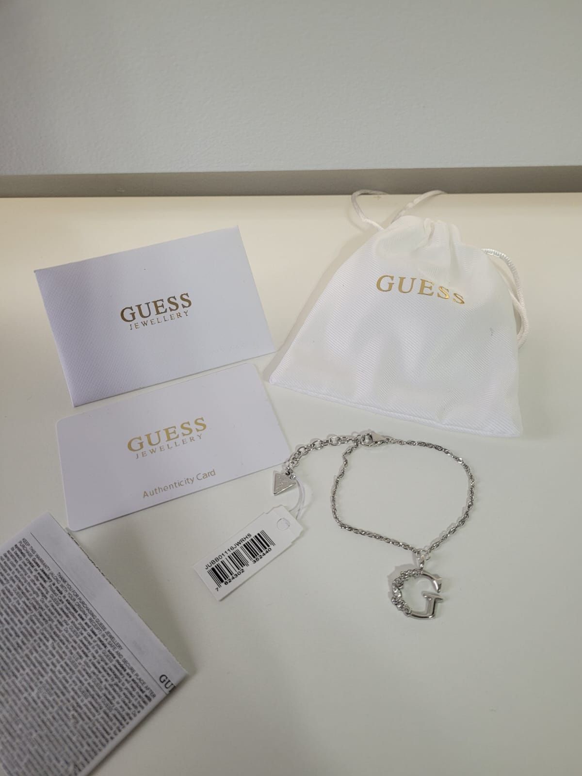 Bransoletka damska GUESS srebrna