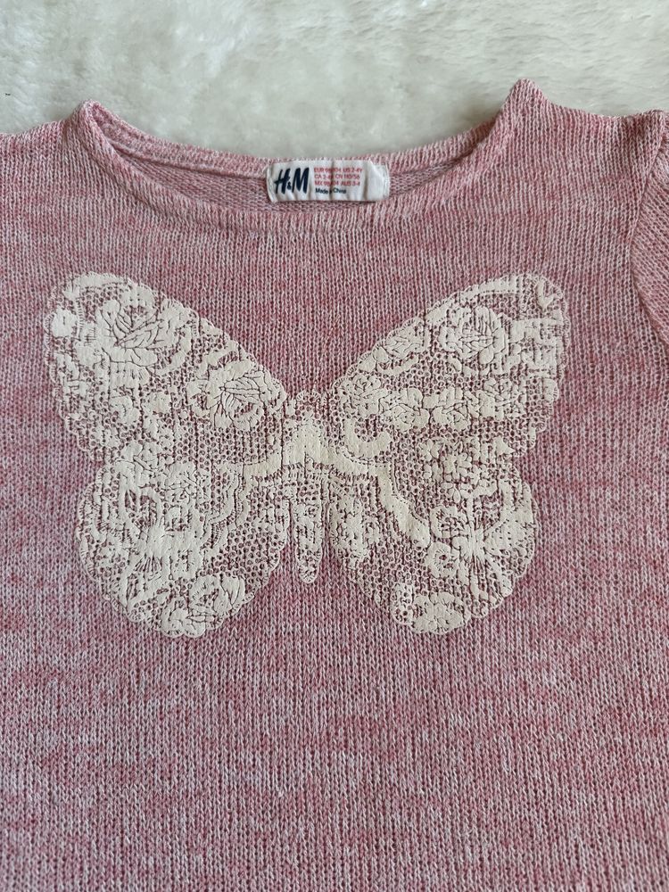 Sweterek mgiełka 98-104 H&M