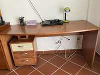 Secretaria em madeira maciça 153x68