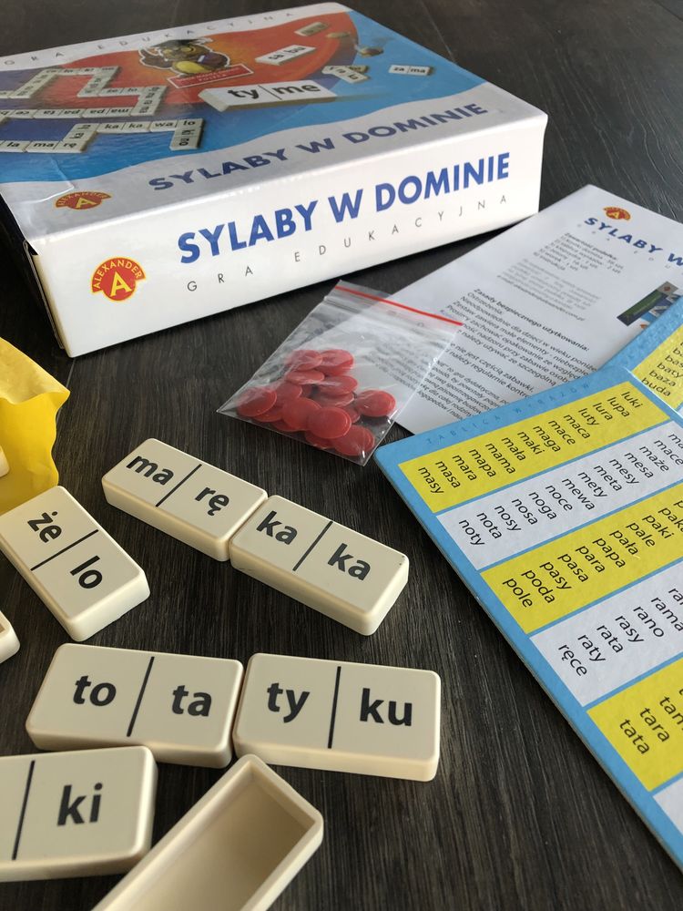 Sylaby w dominie - gra