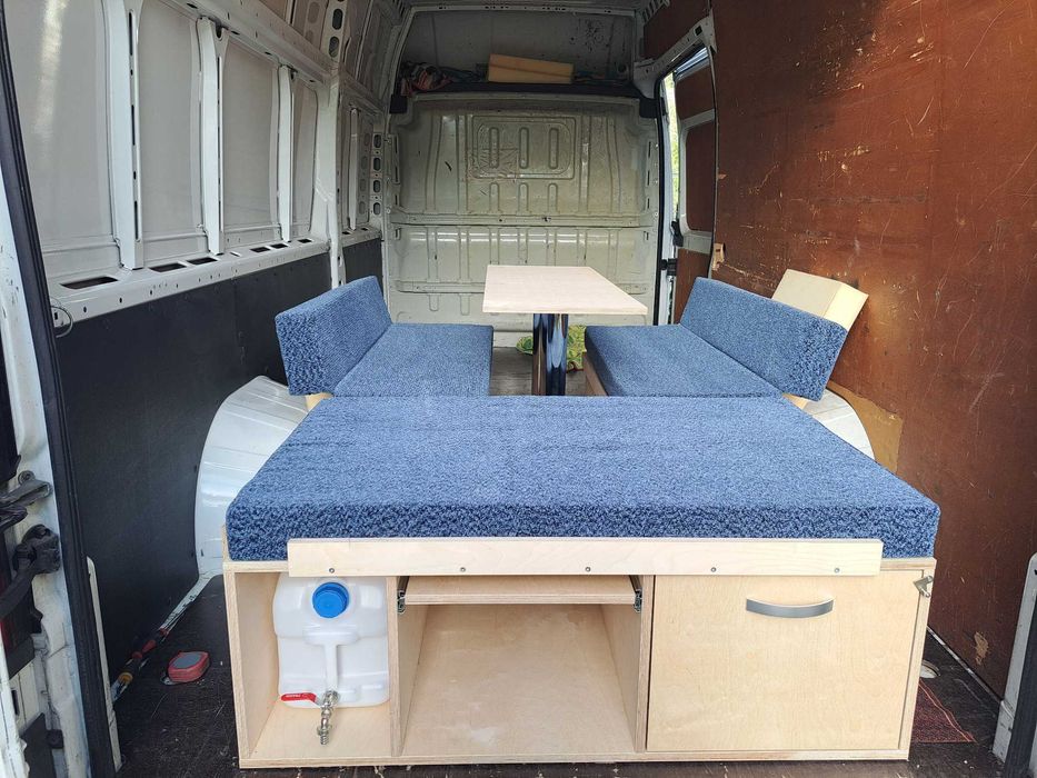 Promocja jesienna .Zabudowa kempingowa mobilna do busa kamper box.