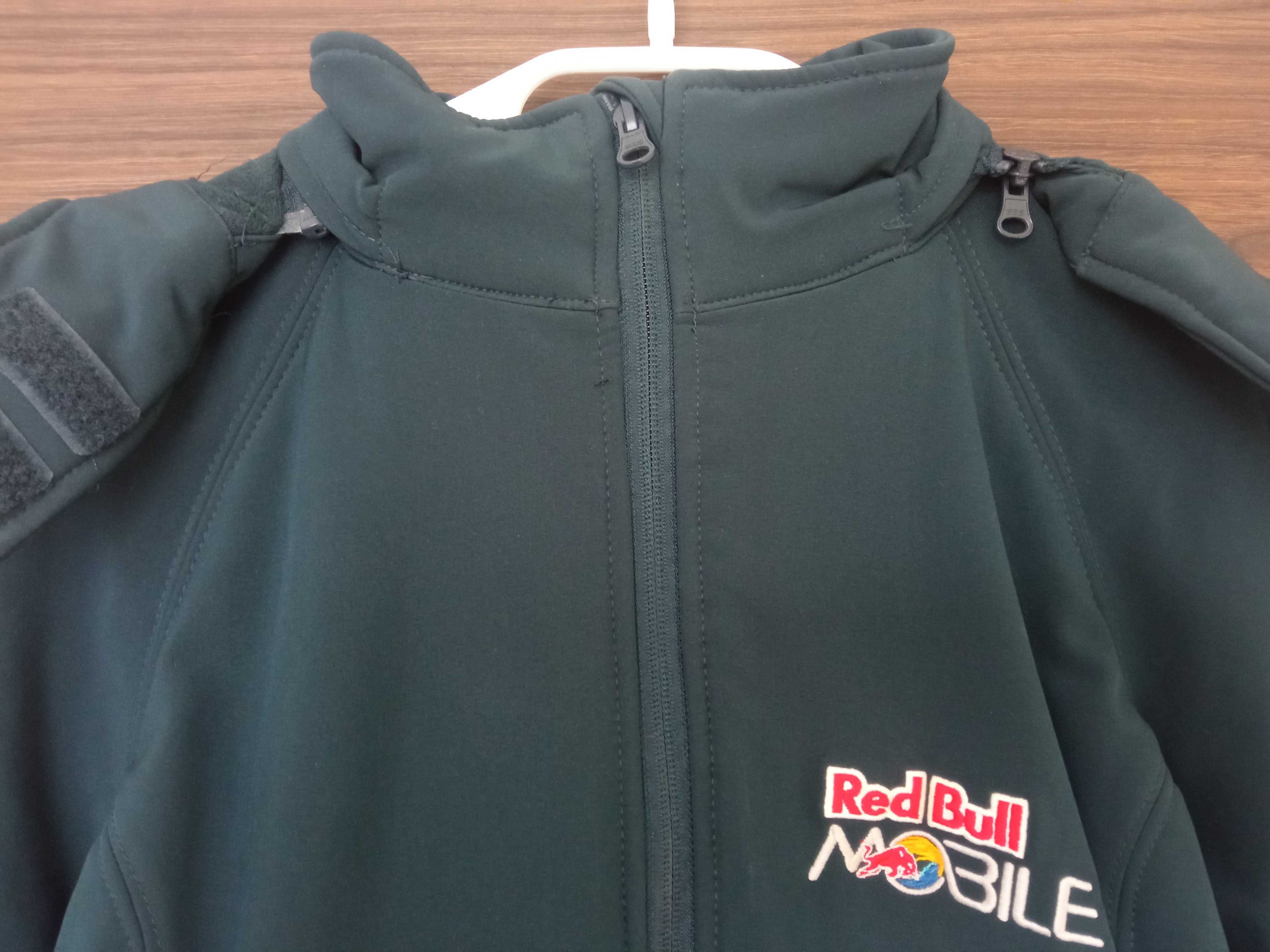 Kurtka damska Softshell Red Bull Mobile 36 S granatowa z kapturem