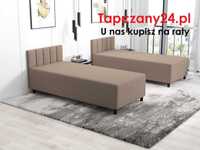 Solidny tapczan z materacem Sofa młodzieżowa Łóżko pojedyncze 80/195