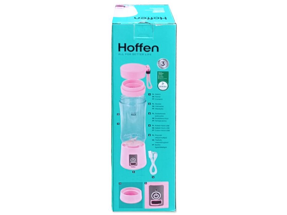 Blender przenośny - akumulatorowy Hoffen - MPM 60W