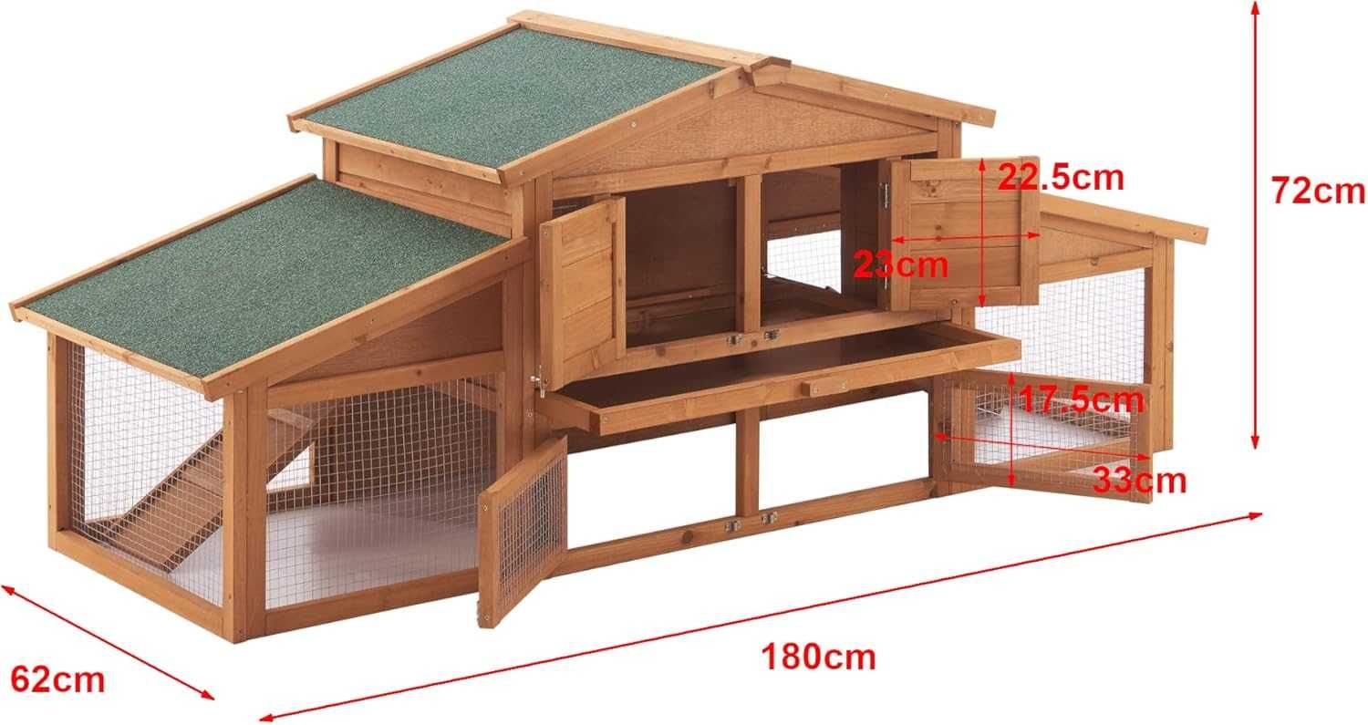 NOWA*wysyłka klatka dla królików kurni kur świnki morskiej + wybieg XL