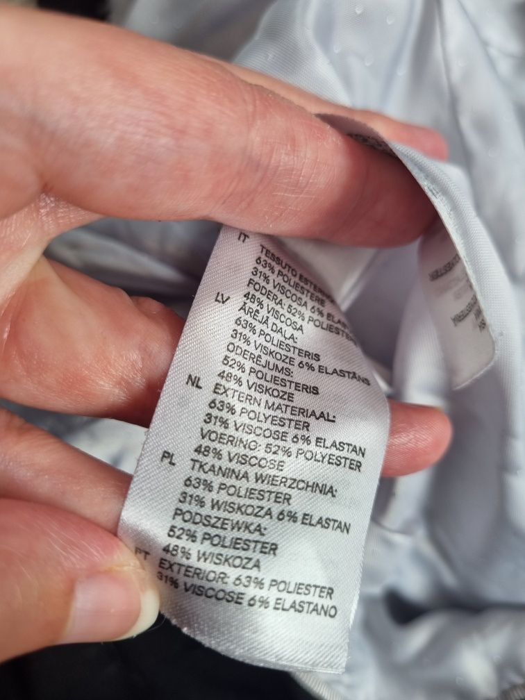 Czarny żakiet rozmiar 34 h&m