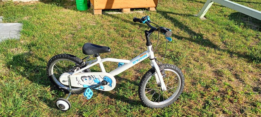 Btwin 100 Inuit 16" Dla Dzieci Biały