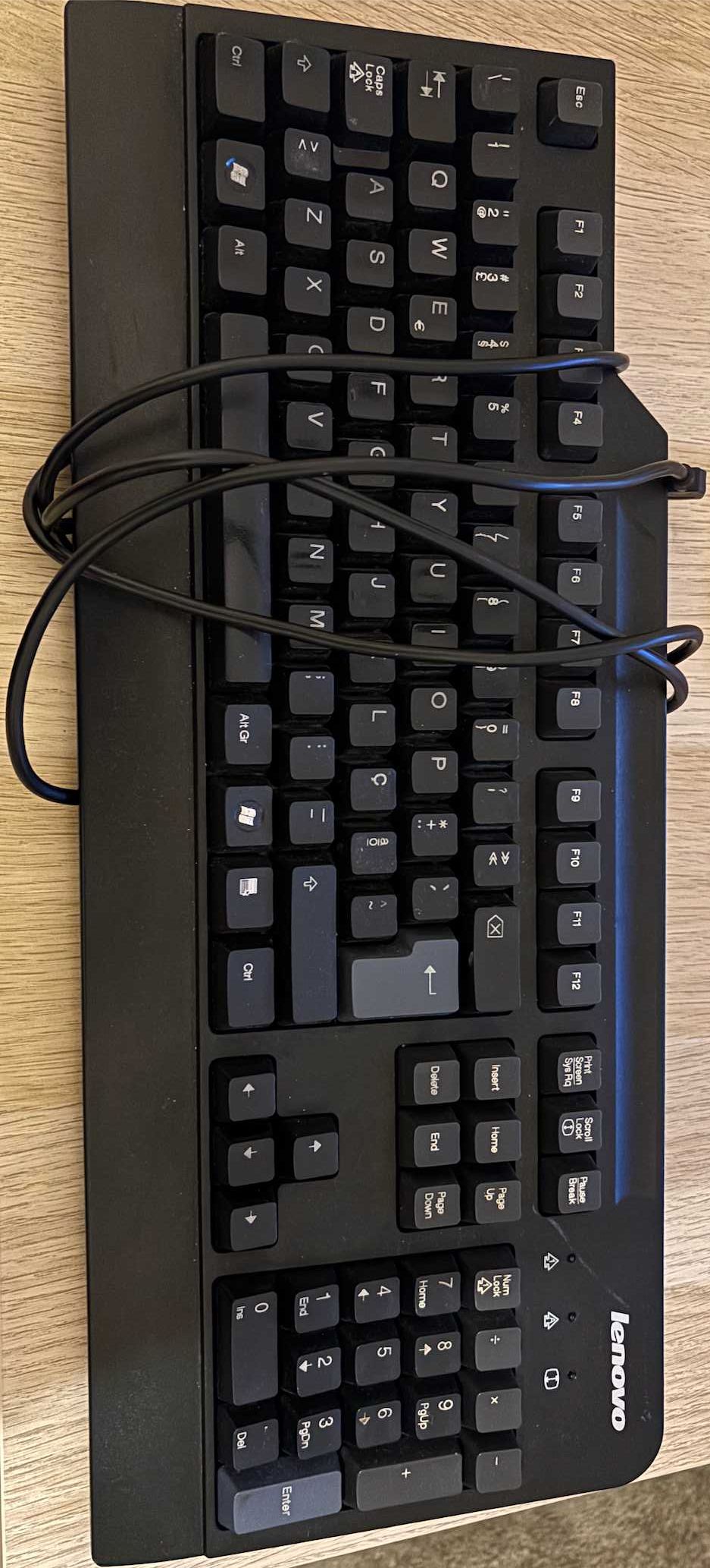 Teclado Lenovo SK-8825 USB com Fio