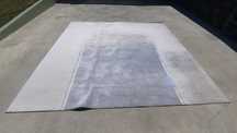 Carpete cinza 4m x 4m