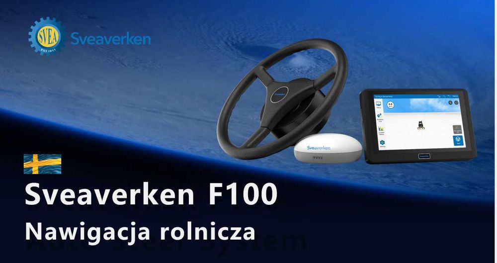 PROMOCJA Nawigacja rolnicza SVEAVERKEN F100 . Montaż GRATIS !!