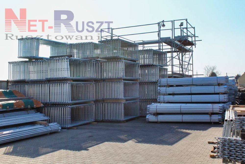 Rusztowanie Plettac 78 m2, podest 3 m Tanio