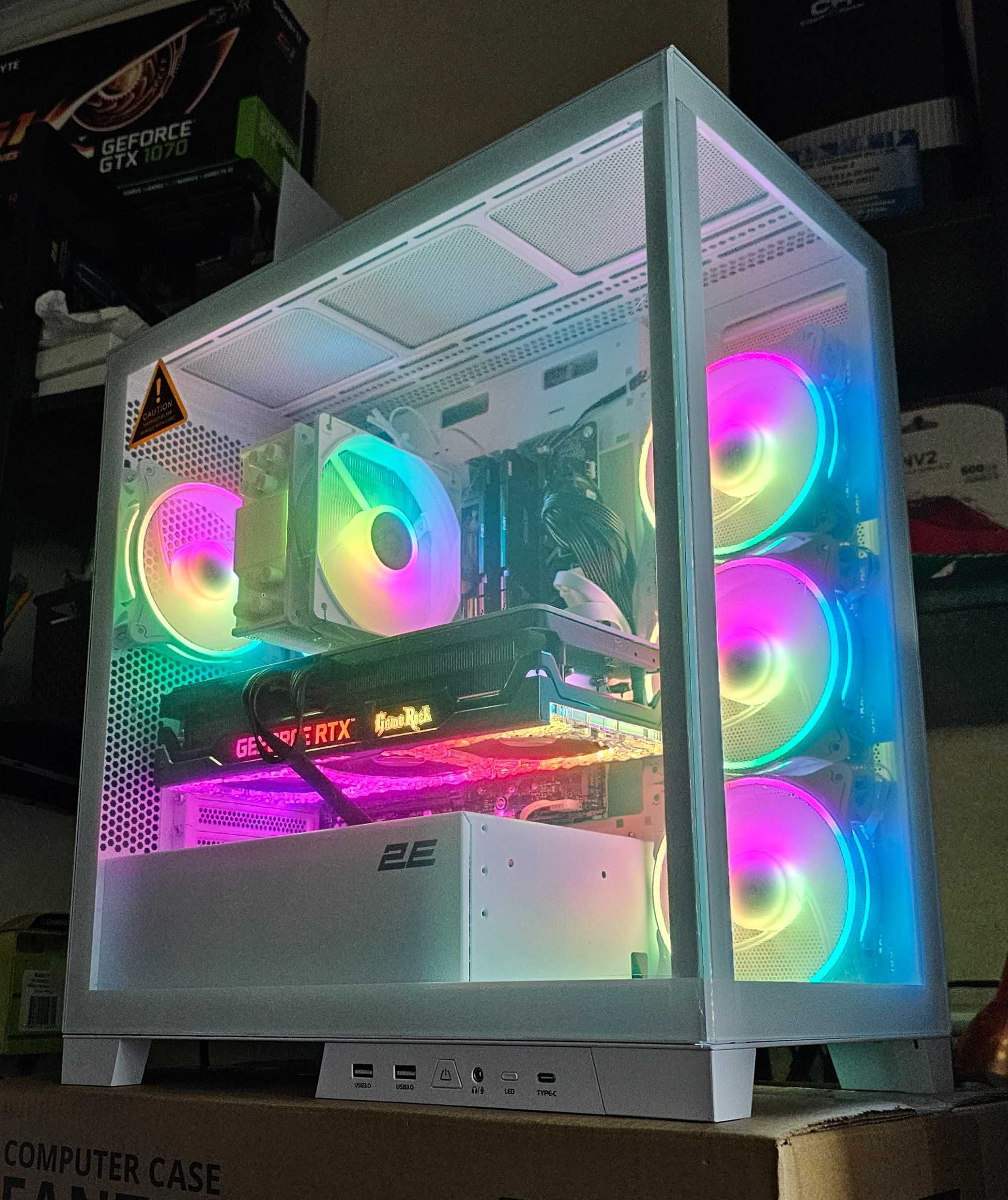 Потужний комп'ютер INTEL I5 14400F 4.7GHZ, RTX 3080 10GB, 32GB DDR5..