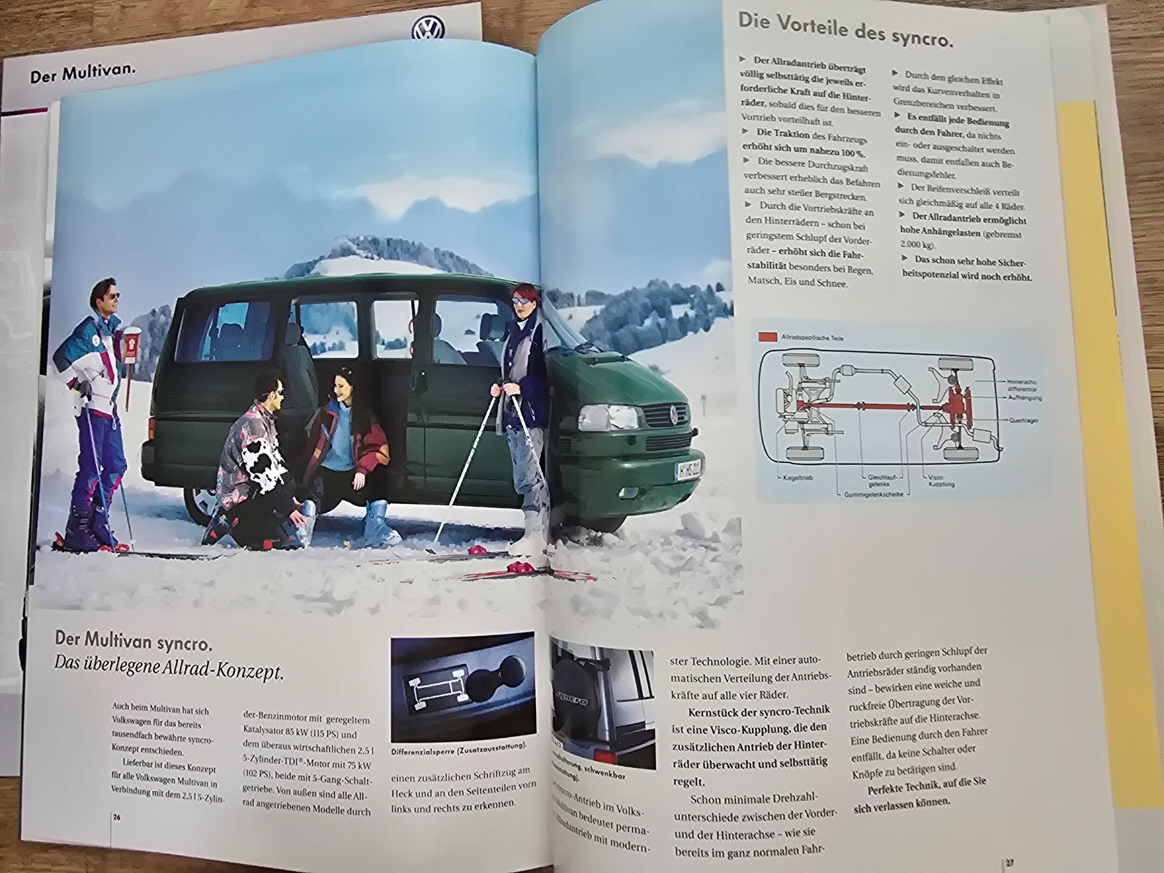 Prospekt VW T4 Multivan