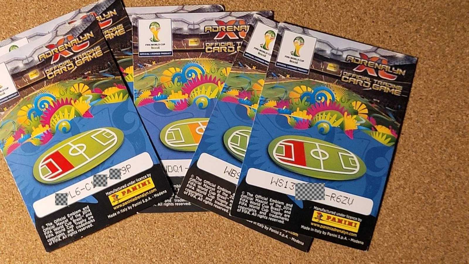 Karty piłkarskie Fifa World Cup 2014 Panini 30 sztuk