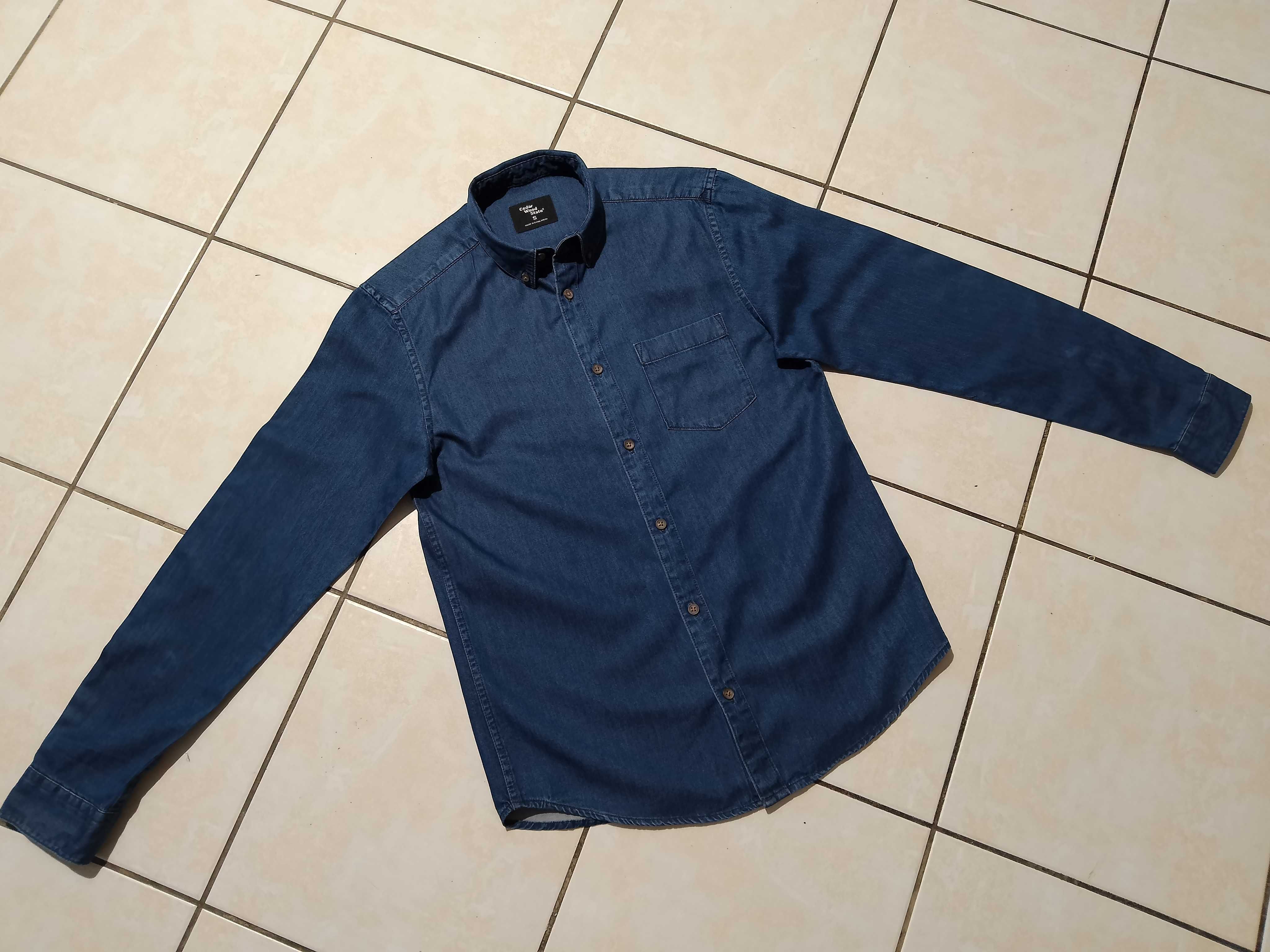 CEDAR WOOD STATE - NOWA! Koszula Męska Jeans rozmiar S