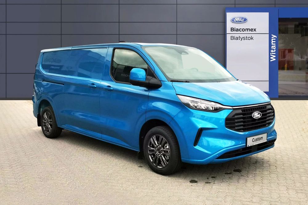 Ford TRANSIT CUSTOM  Digital Aqua Blue Adaptacyjny tempomat, od ręki!