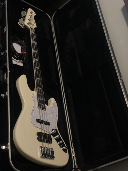 Harley Benton Enhanced MJ-4EB white (bass бас гітара)