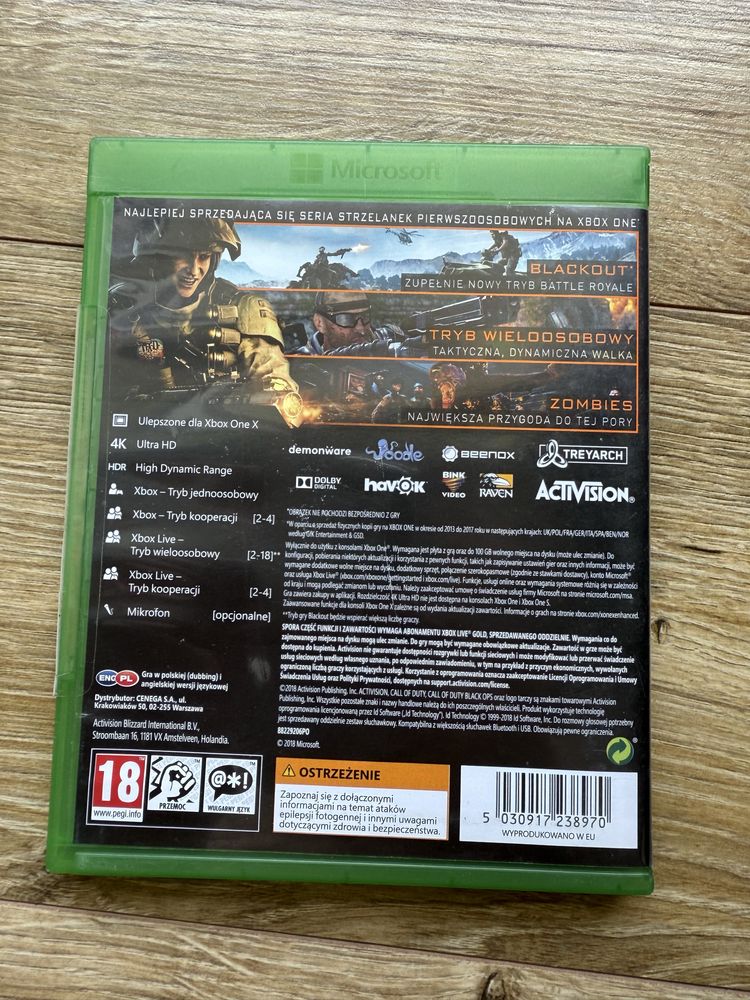 Gra Call of Duty Black Ops IIII 4 Polska Wersja PL Xbox One S X Series