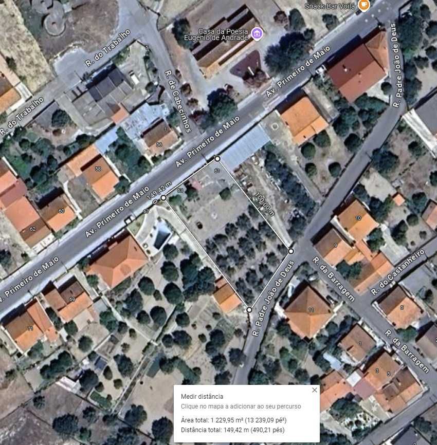 Terreno urbano de 1200m2