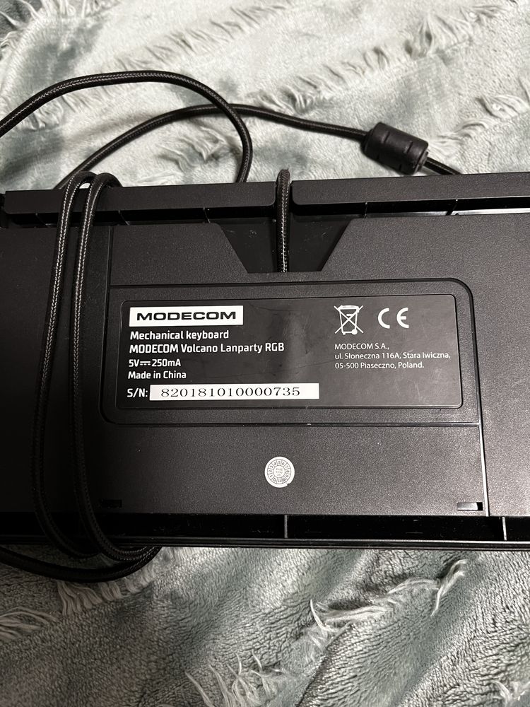 Klawiatura MODECOM VOLCANO lanparty RGB