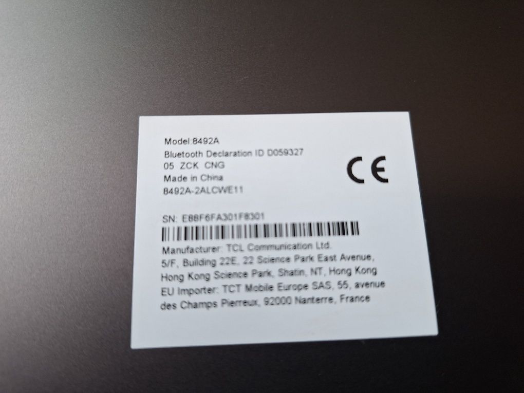 Tablet TCL 10L 10.1" c/novo