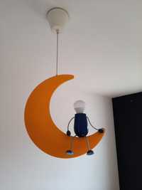 Żyrandol lampa ksieżyc dla dzieci