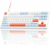KEMOVE K87SE – Kompaktowa TKL, Ice Blue LED, Anti-Ghosting Blue Switch