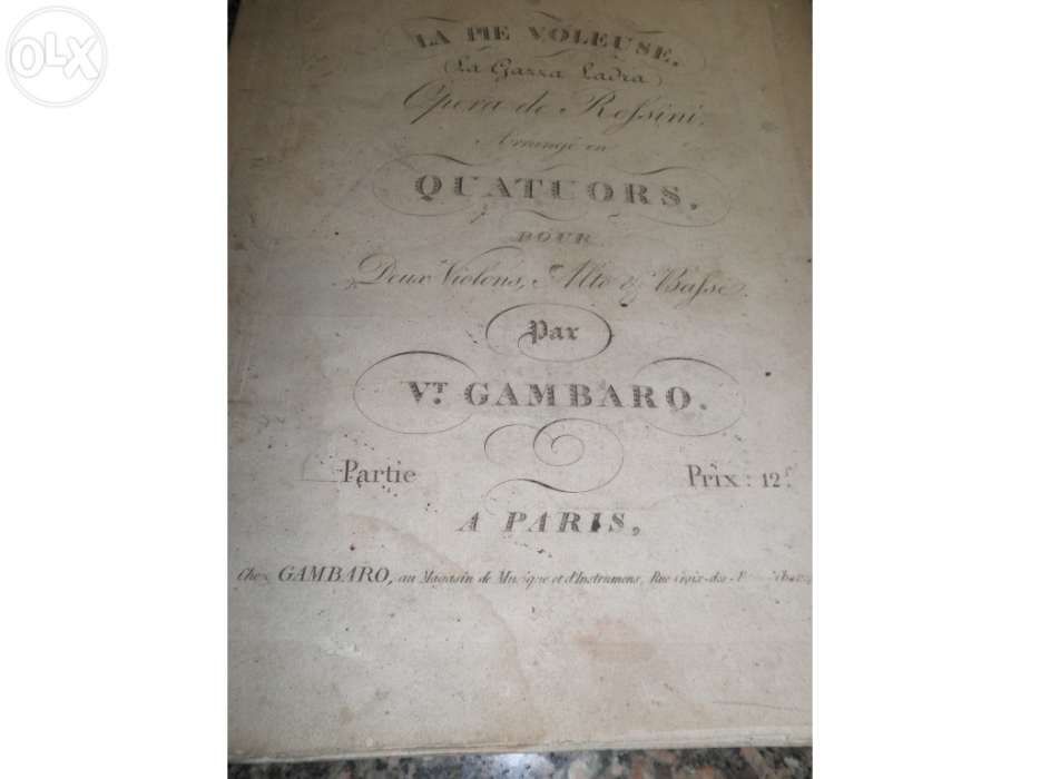 Melómanos-partituras antigas, algumas manuscritas